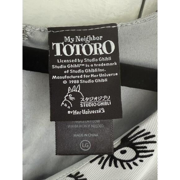 Her Universe L Studio Ghibli My Neighbor Totoro Soot Sprites Tulle Dress Anime - Picture 9 of 11